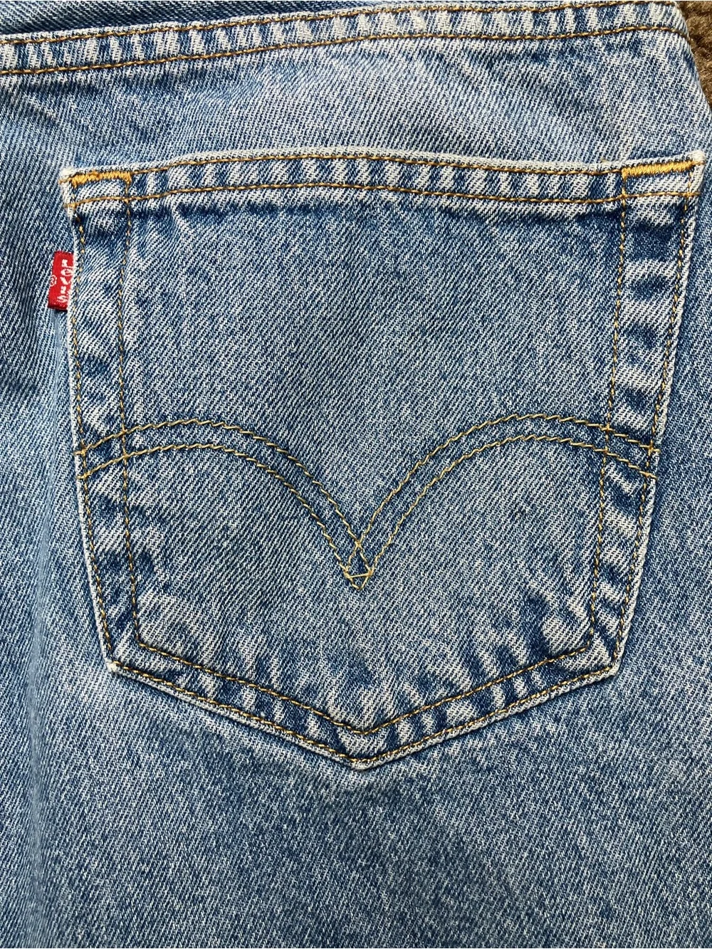 Vintage Levi's 505 Vintage Jorts W36 Y2K Light Wash Mens Blue